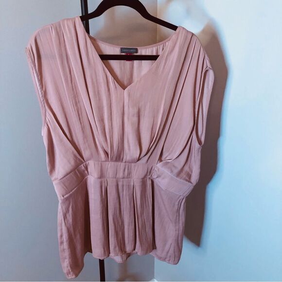 Vince Camuto peplum style blouse pink - Picture 3 of 6